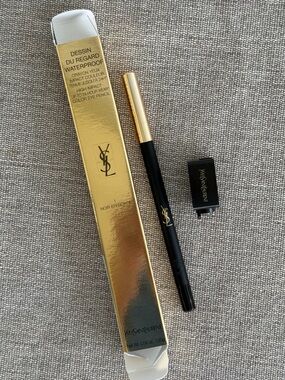 YSL High Impact 24 Hr Wear Waterproof Color Eye Pencil ~ #1 Noir Effronte Black